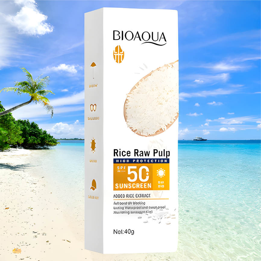 BLOQUEADOR SOLAR DE ARROZ SPF 50