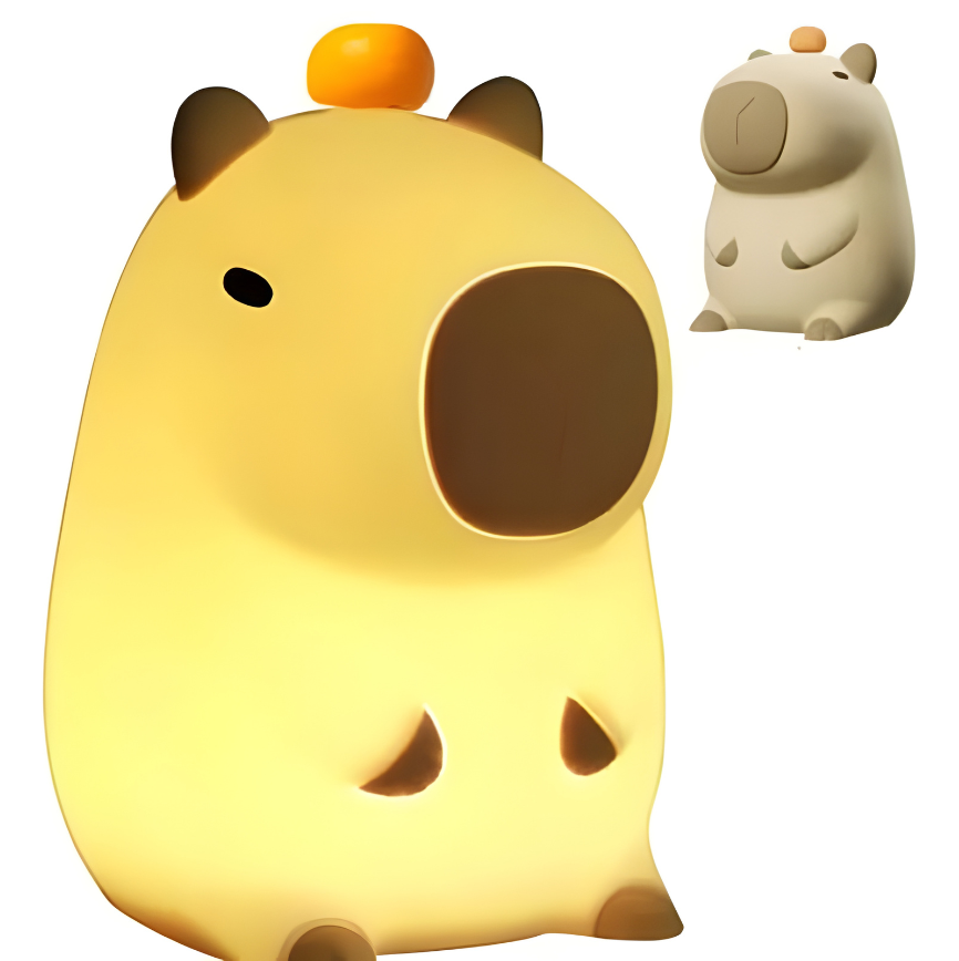 LÁMPARA DE SILICONA DE CAPYBARA RECARGABLE SMARTEC