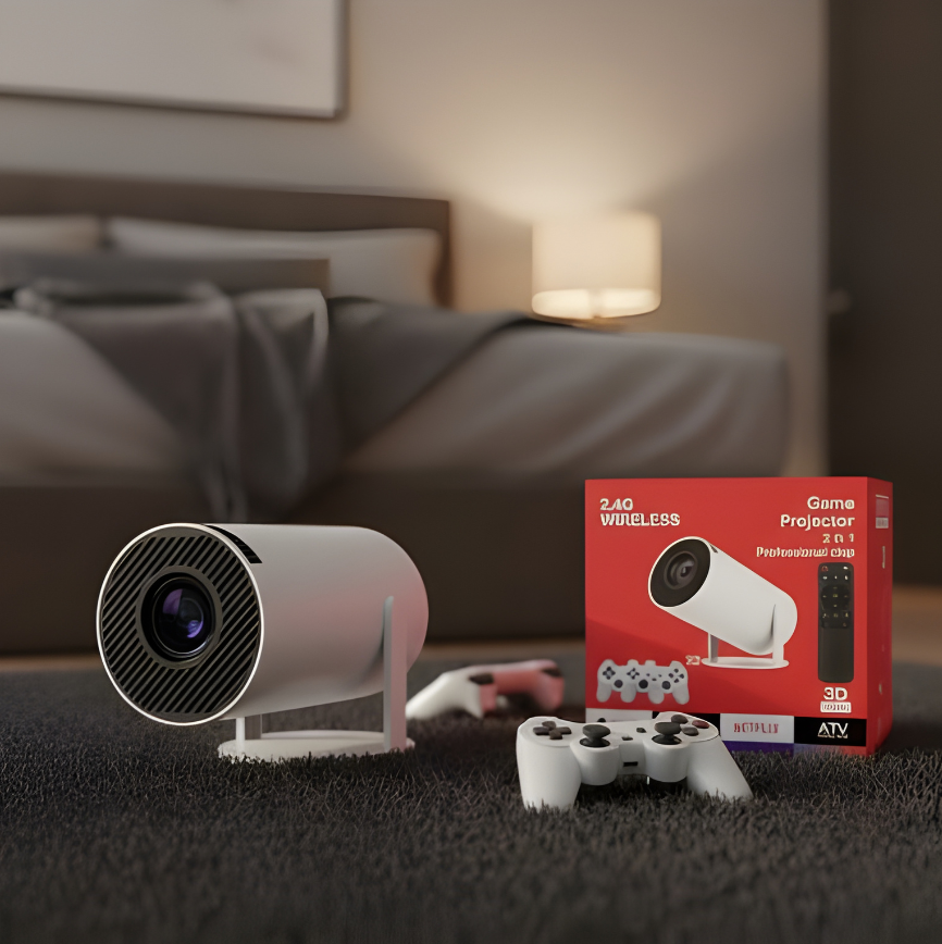 MINI PROYECTOR CON CONSOLA DE JUEGOS