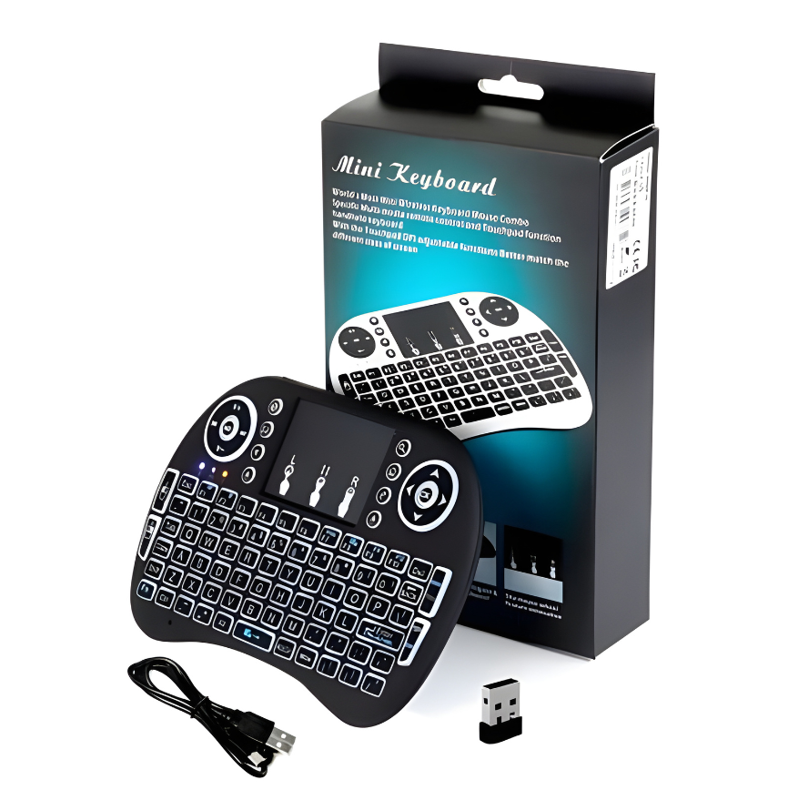 MINI TECLADO INALAMBRICO BACKLIT