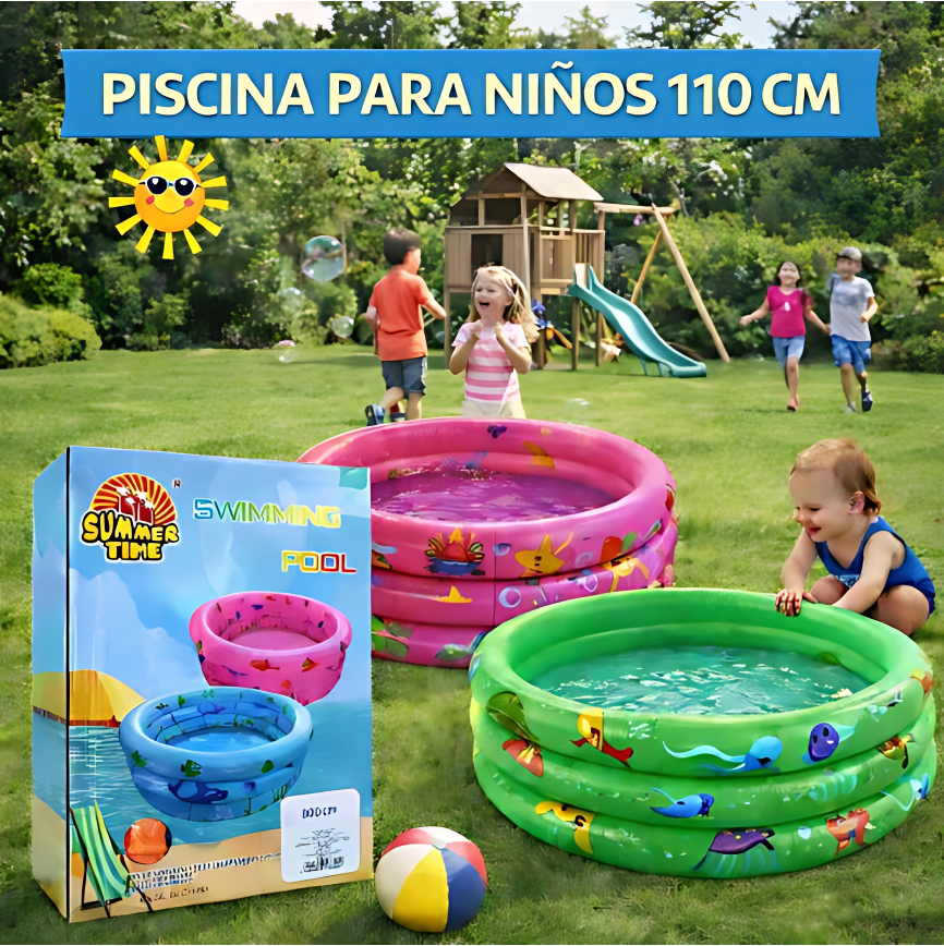 PISCINA PARA NIÑOS DE 110 CM