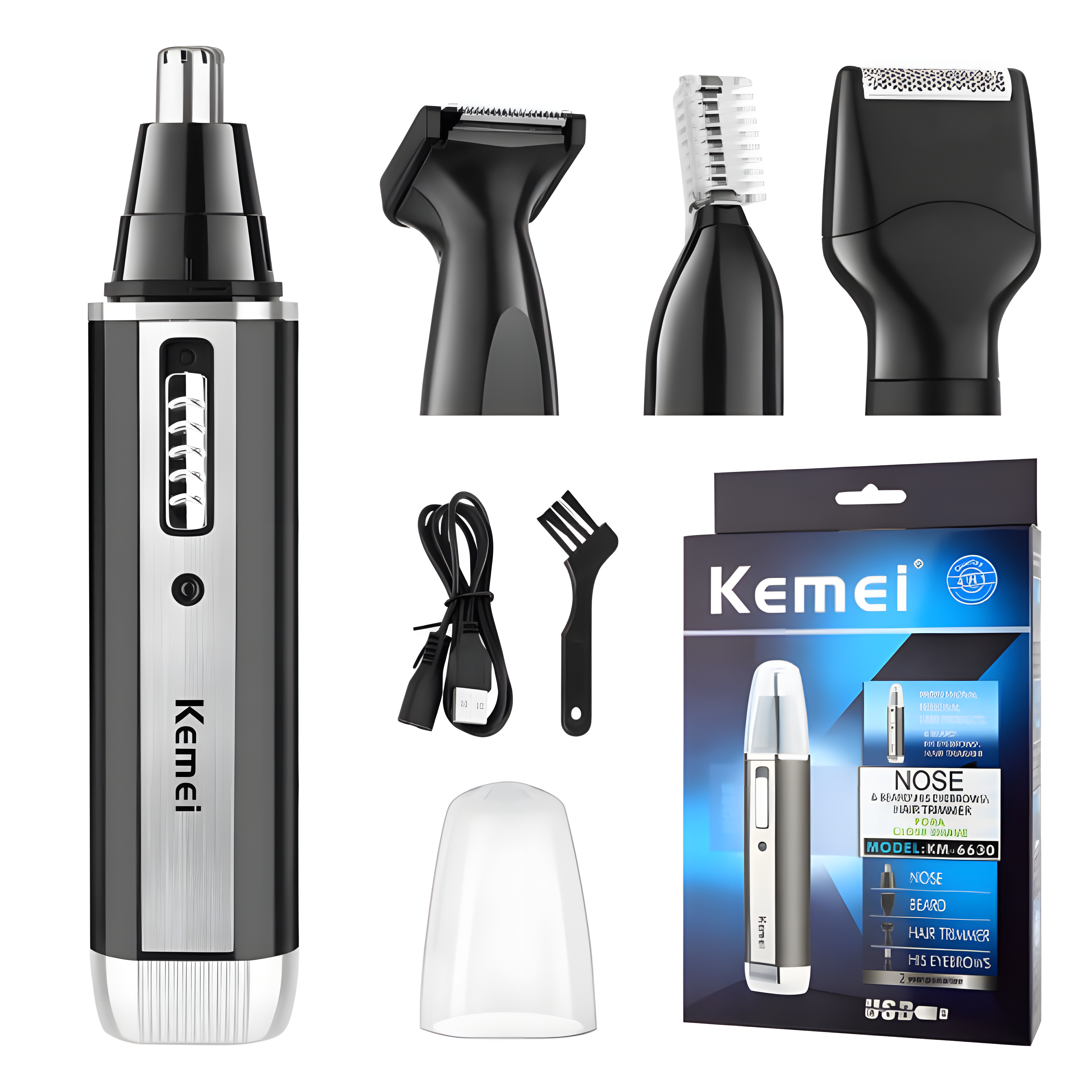 TRIMMER 4 EN 1 (Cortador de vello facial) KEMEI-1148